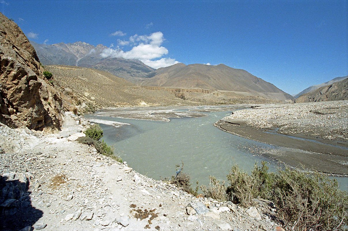 102 Trail On West Side Of Kali Gandaki Valley In 2002 Between Jomsom And Kagbeni 